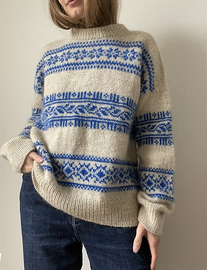 Kit de tricot - Porcelain Sweater par LE KNIT