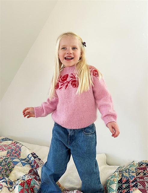 Kit de tricot - Rosie Yoke Sweater Junior par LE KNIT