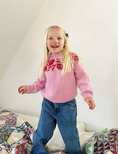 Kit de tricot - Rosie Yoke Sweater Junior par LE KNIT