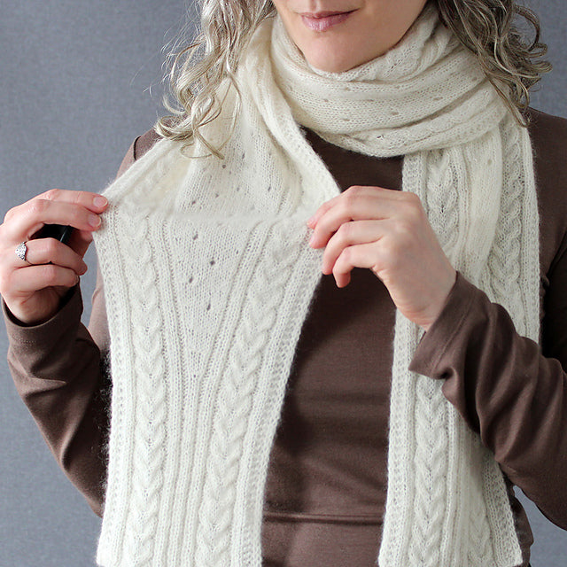 Kit de tricot - Sparkling Water Wrap par Lisa Hannes