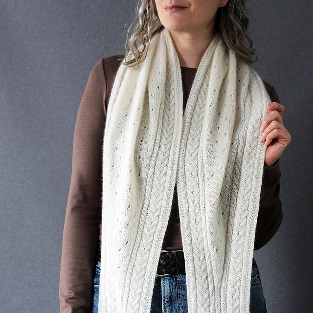 Kit de tricot - Sparkling Water Wrap par Lisa Hannes
