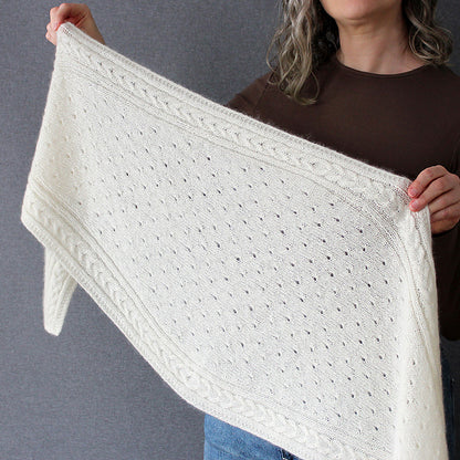 Kit de tricot - Sparkling Water Wrap par Lisa Hannes