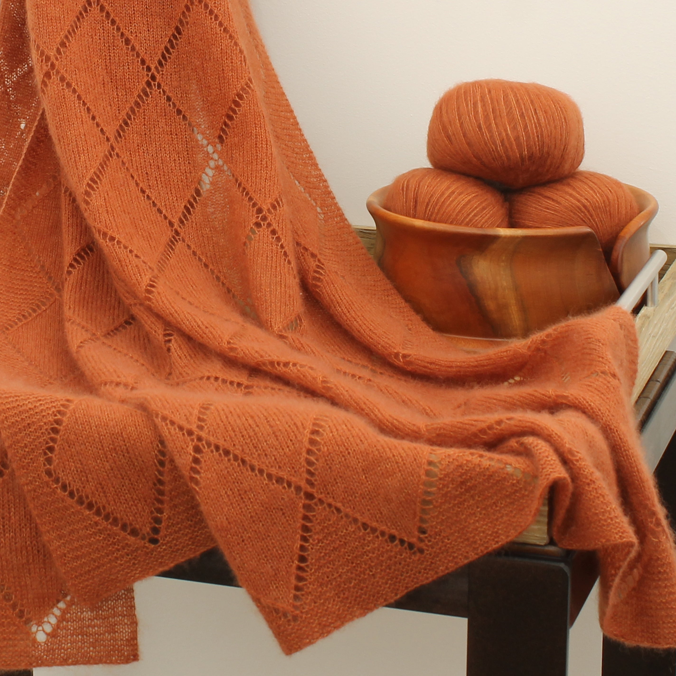 Kit de tricot - Steve Shawl 2.50 mm par Steve Rousseau - Patron inclus ...