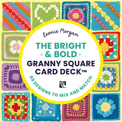 The Granny Square Card Deck - The Bright and Bold - Cartes Crochet