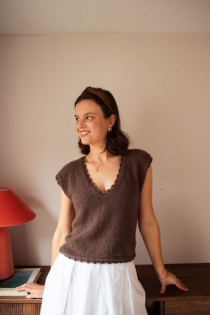 Kit de tricot- Winnie top par Lily Kate France