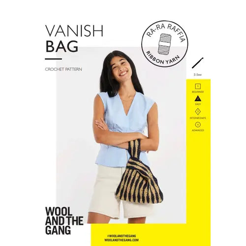 Vanish Bag - Patron crochet en anglais par WOOL AND THE GANG