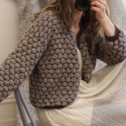 Kit de tricot - Bubbalo Cardigan in Puno par Sus Gepard