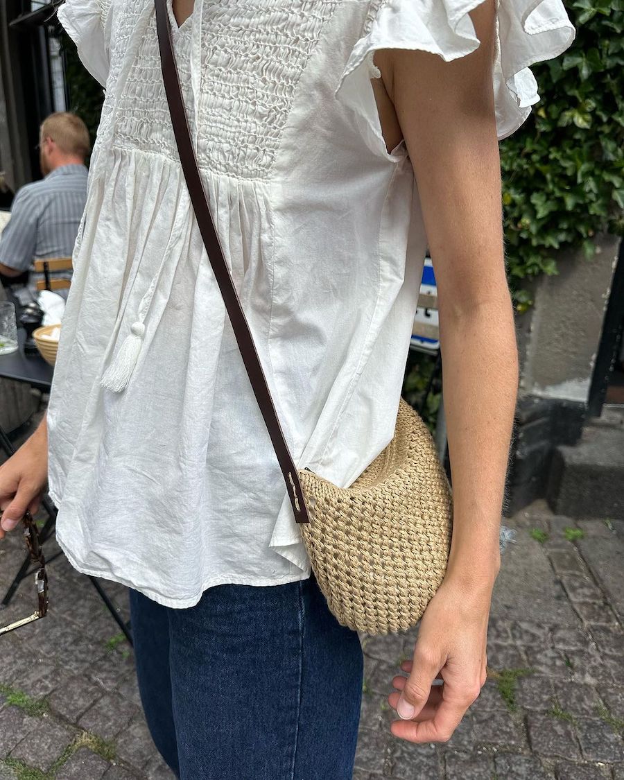 Bandoulière en cuir pour sac Florence - PetiteKnit