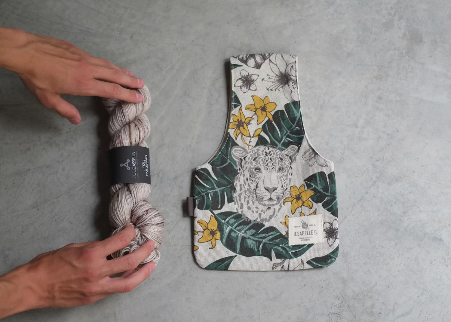 Pochette de tricot petite - Jésabelle B