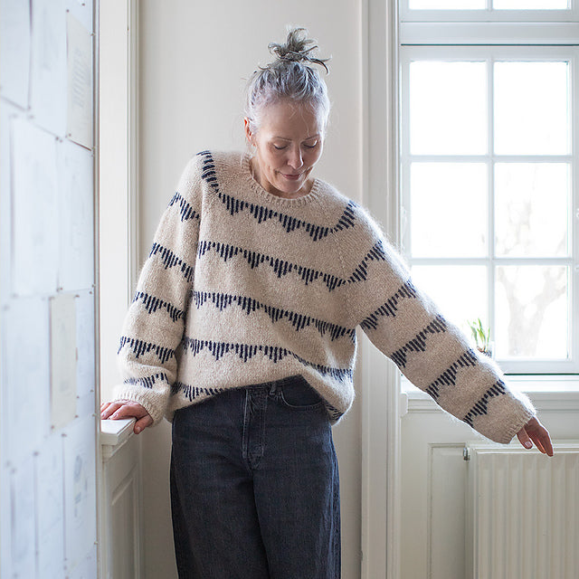 Kit de tricot - Lash Lash Sweater par Anne Ventzel