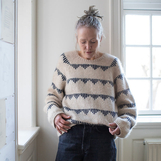 Kit de tricot - Lash Lash Sweater par Anne Ventzel