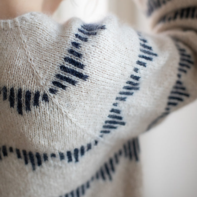 Kit de tricot - Lash Lash Sweater par Anne Ventzel