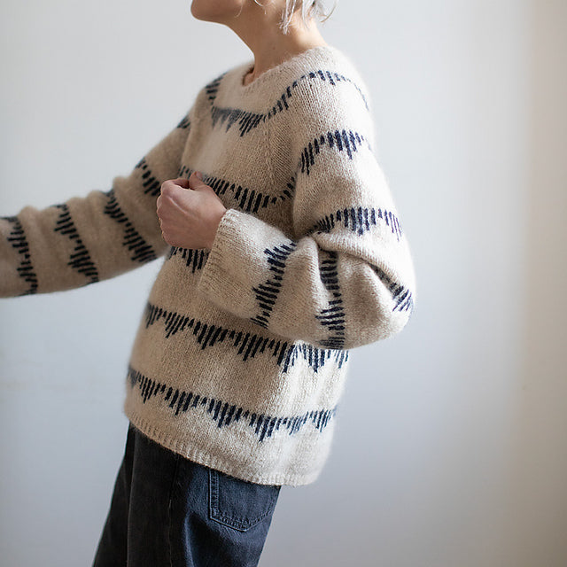 Kit de tricot - Lash Lash Sweater par Anne Ventzel