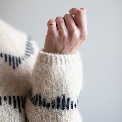 Kit de tricot - Lash Lash Sweater par Anne Ventzel