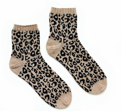 Kit de tricot - The Leopard Socks par Summer Lee