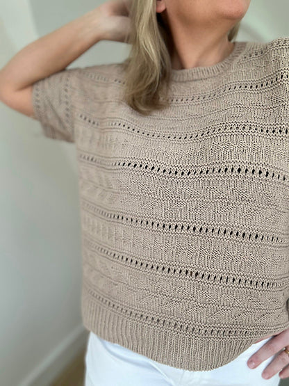 Kit de tricot - Seashore Breeze Tee par Jennifer Shiels Toland