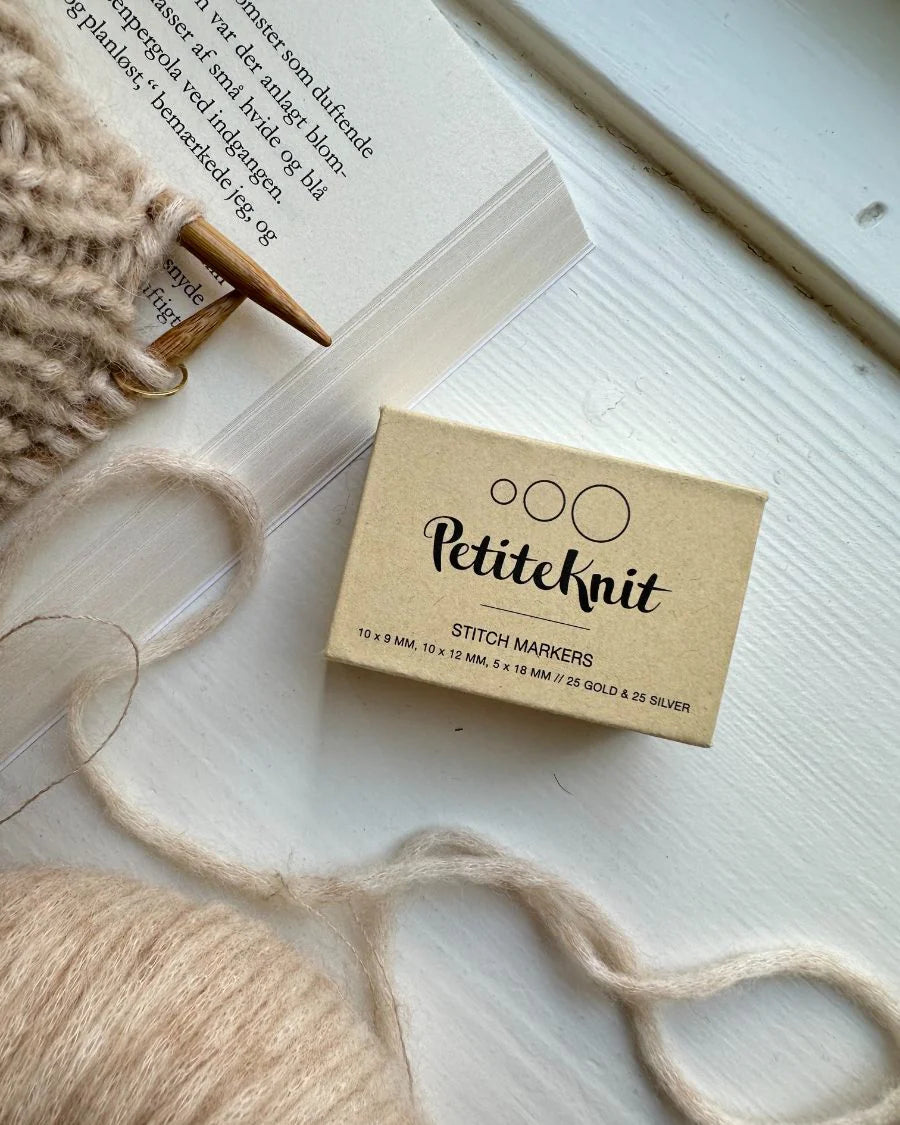 Stitch Markers - Marqueurs de mailles ronds en deux couleurs - PetiteKnit