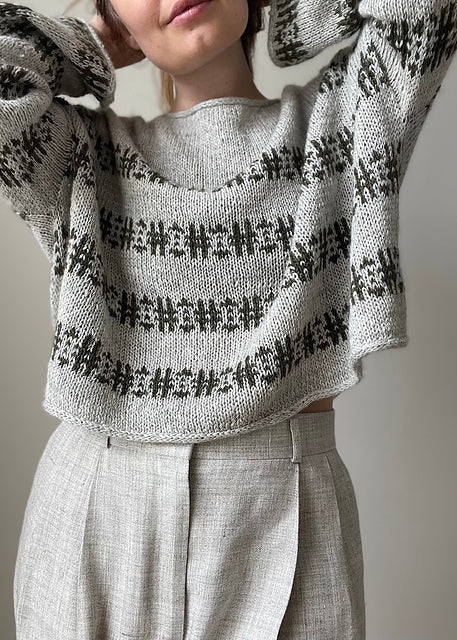 Kit de tricot - seoul blouse par aegyoknit