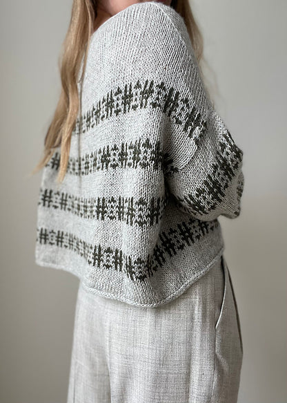 Kit de tricot - seoul blouse par aegyoknit