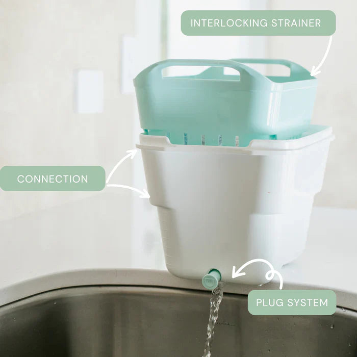 Strucket 4.5L Mini Strainer Bucket with Lid