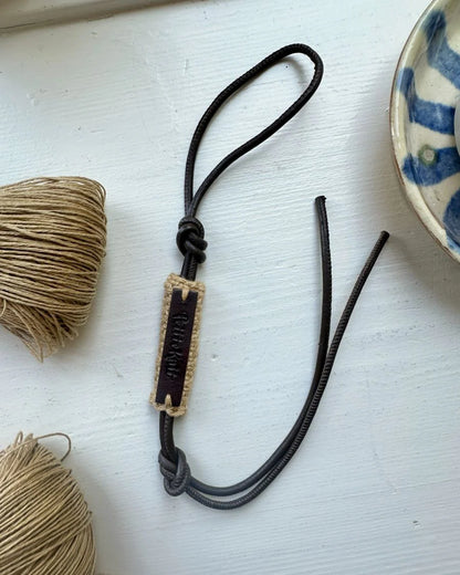 Bag charm - Dark Brown - Porte-clé de sac Petiteknit