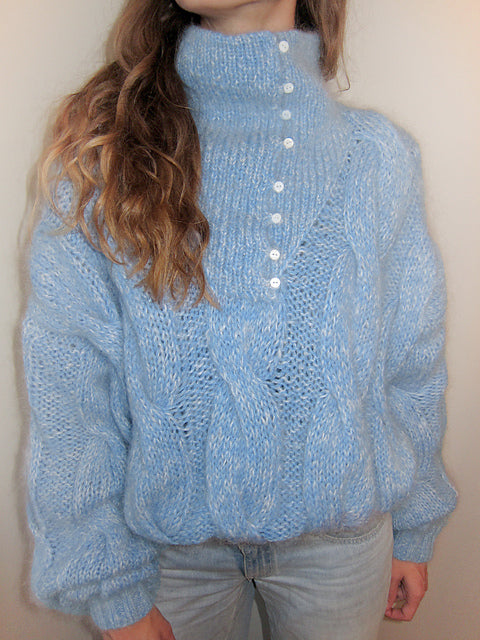 Kit de tricot - Sandok Cable Sweater par Tuva Sandok