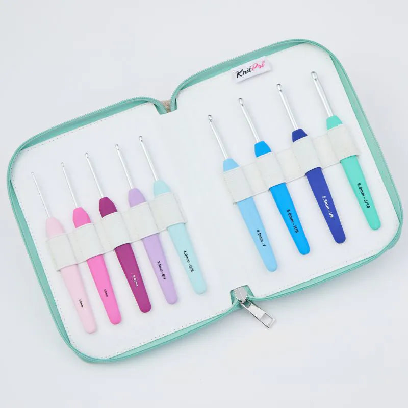 Waves 2.0 Deluxe Single Ended Crochet Hook Set - KnitPro