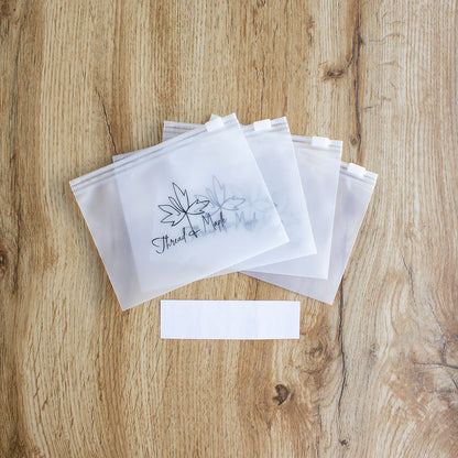 Cables Organizer Ziplock Pouches 4PC - Pochettes zip pour câbles ens. de 4 Thread and Maple