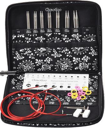 ChiaoGoo- Ensemble Aiguilles interchangeable 5pouces / 13cm