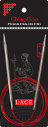 Chiaogoo RED Lace SS Circulars - 40" (100 cm)