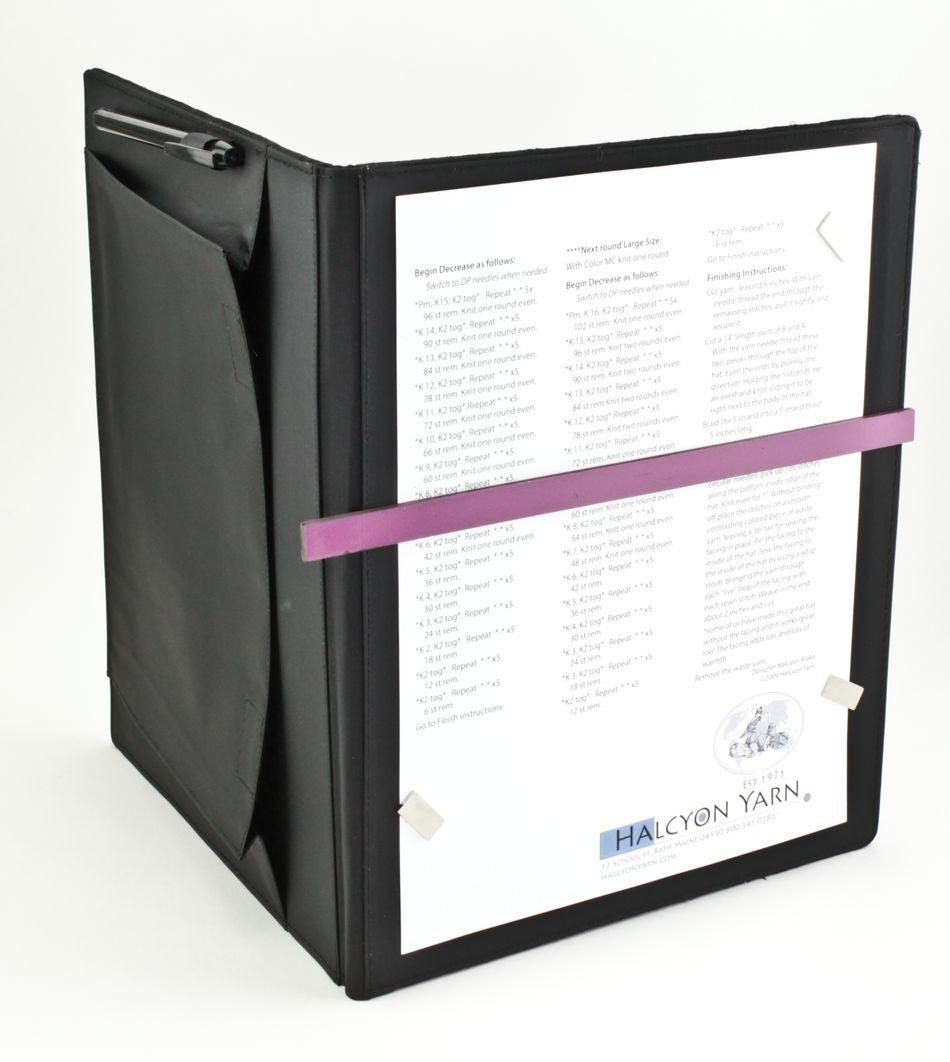 Support Magnétique pour patron Knit Pro - Magma Knitting Chart Keeper
