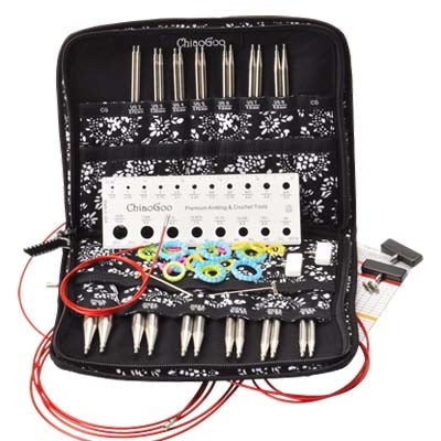 ChiaoGoo- Ensemble Aiguilles interchangeable 5pouces / 13cm