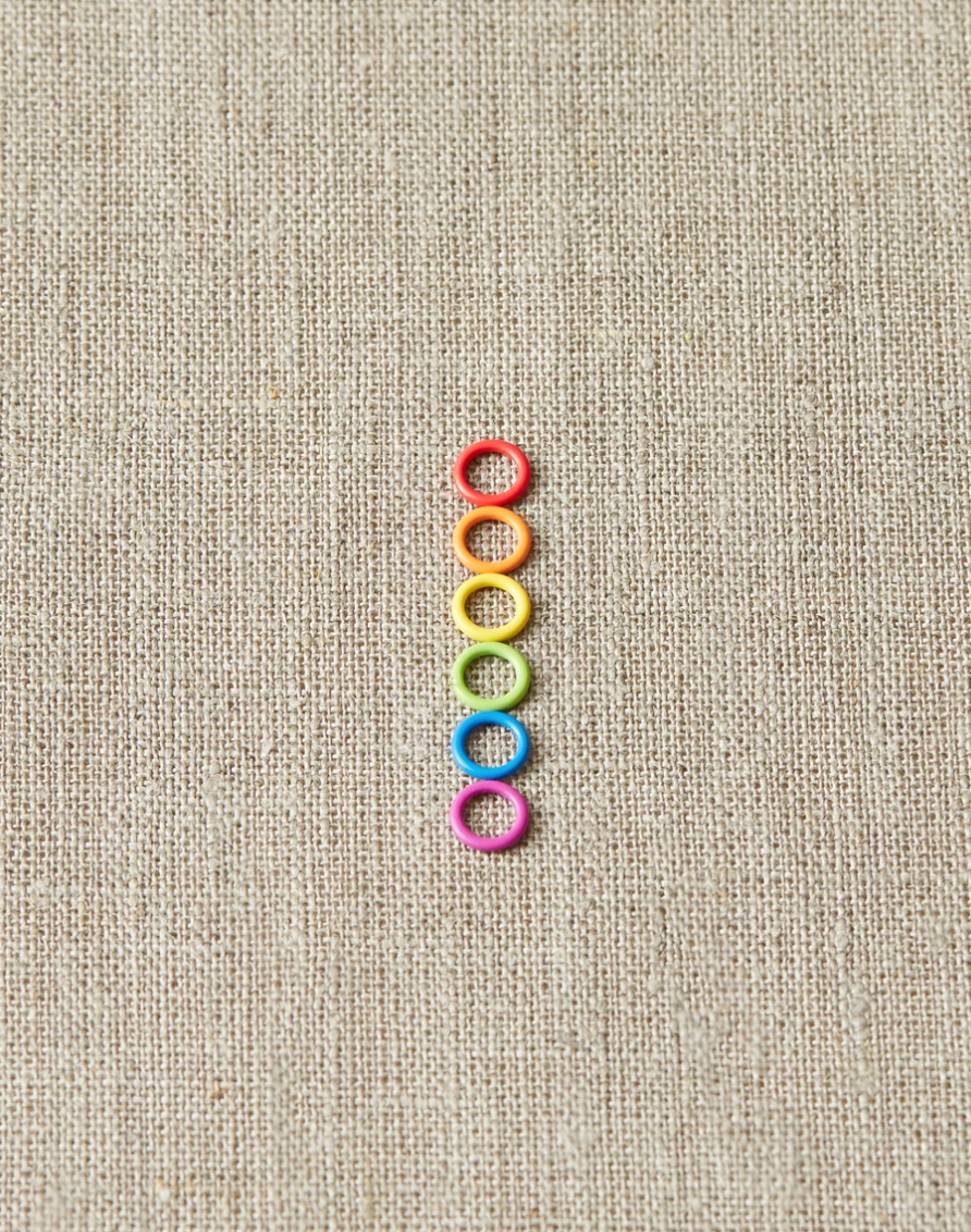 Marqueurs de points - Petit / Colorful Ring Stitch Markers - Small