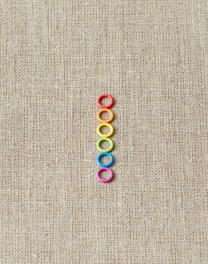 Marqueurs de points - Petit / Colorful Ring Stitch Markers - Small