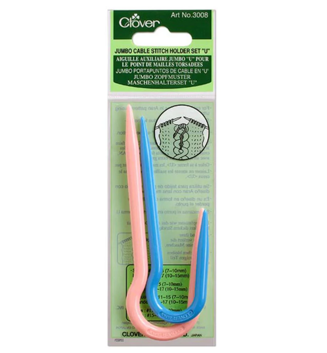 Support de point de torsade Jumbo &quot;U&quot; Clover