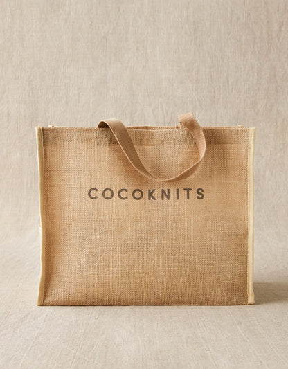 Fourre-tout en jute - CocoKnits