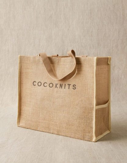 Fourre-tout en jute - CocoKnits