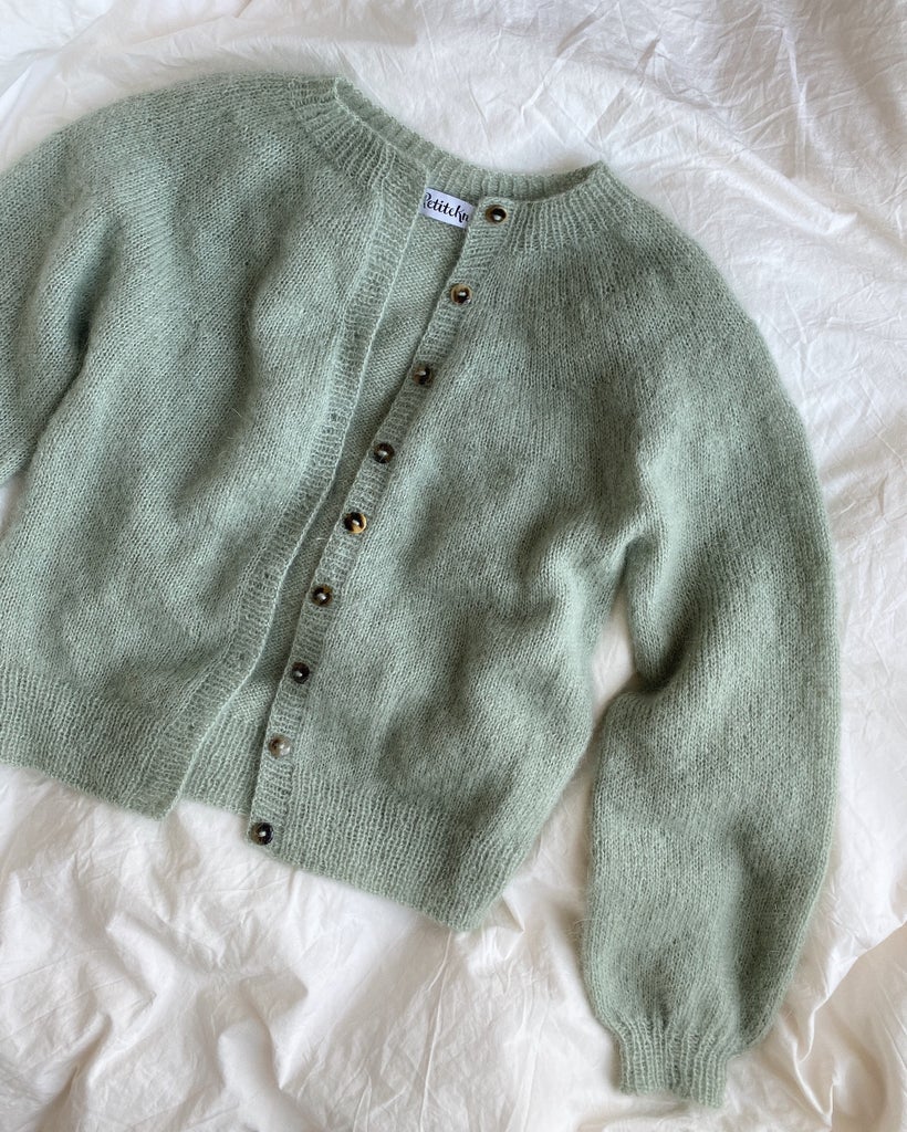 Patron &quot;Novice Cardigan - Mohair Edition&quot; - PetiteKnit