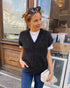 Patron "Weekend Slipover V-Neck" - PetiteKnit