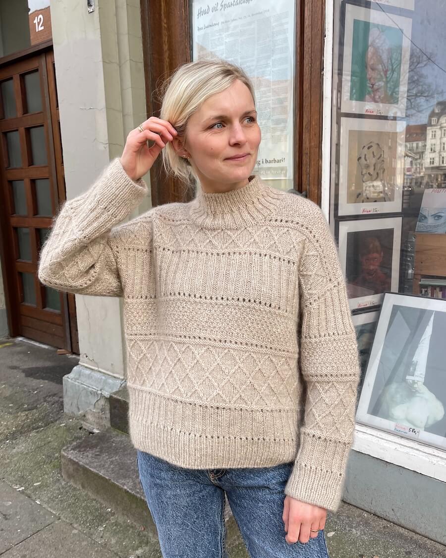 Patron &quot;Ingrid Sweater&quot; - PetiteKnit