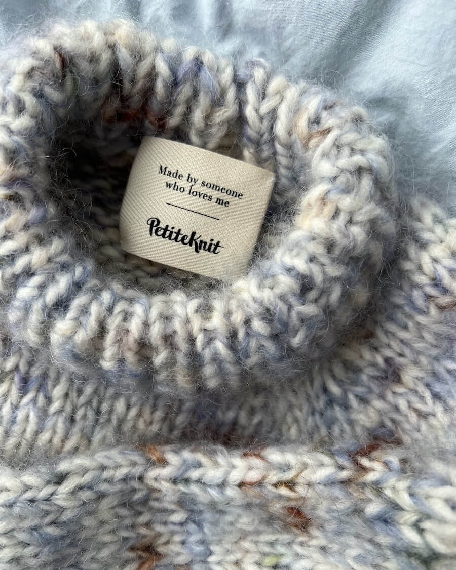 Étiquette &quot;Made by someone who loves me&quot; - PetiteKnit