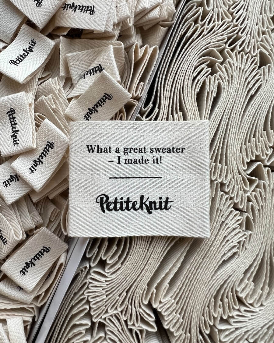 Étiquette &quot;What a great sweater - I made it! &quot; - Petiteknit