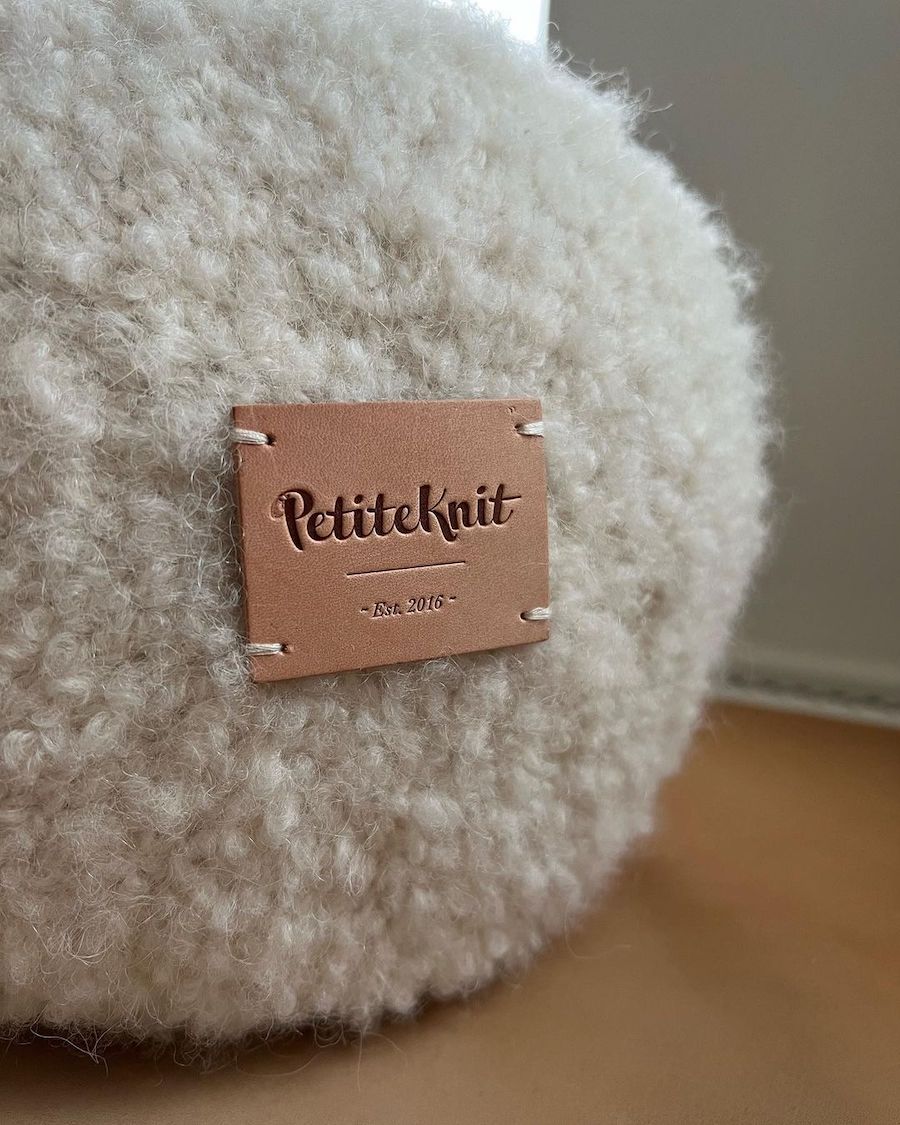Étiquettes PetiteKnit Cuir / Leather label